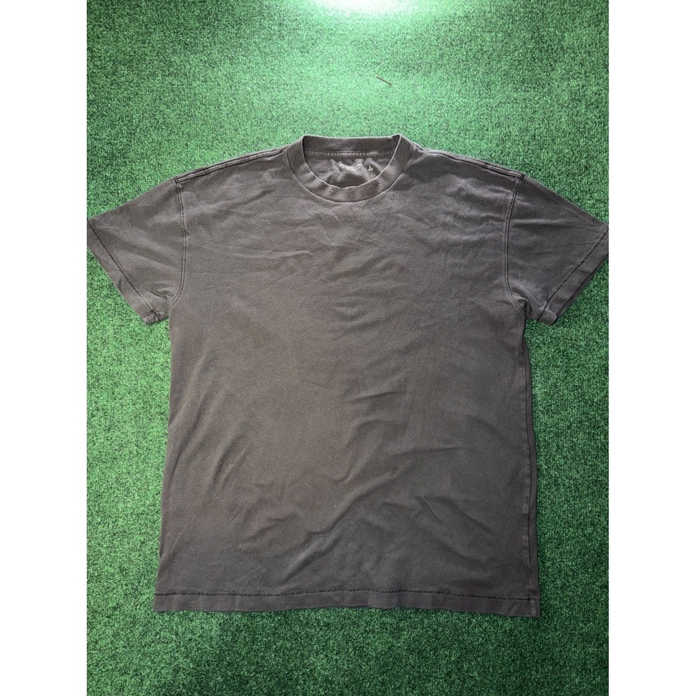 Abercrombie & Fitch Essentials Relaxed T-Shirt Mens Size L Washed Black